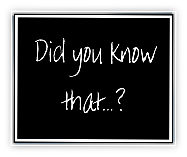 Did you know that…?